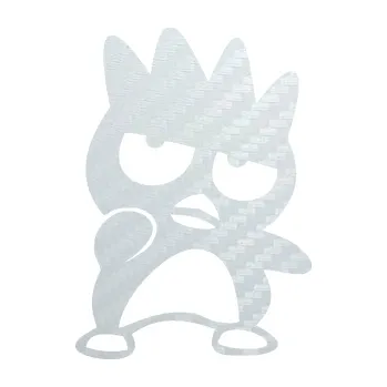 Autodoplněk Samolepka na auto Badtz Maru 001 pravá (51 - 3D karbon bílý) NÁLEPKA, FÓLIE, POLEPY, TUNING, VLASTNÍ TEXT, TISK, AUTOSAMOLEPKY.cz, SAMOLEPKY, OBRÁZEK, LOGO, VÝROBA, PRODEJ