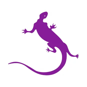 Samolepící dekorace Ještěrka 004 levá (14 - fialová) SAMOLEPKA NA AUTO, NÁLEPKA, FÓLIE, POLEP, TUNING, VLASTNÍ TEXT, TISK, AUTOSAMOLEPKY.cz, POLEPY, OBRÁZEK, LOGO, 3D STICKERS