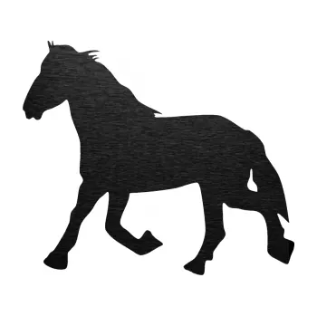 Samolepící dekorace SAMOLEPKA Kůň 002 levá (63 - škrábaný kov černý) NA AUTO, NÁLEPKA, FÓLIE, POLEP, TUNING, VLASTNÍ TEXT, TISK, AUTOSAMOLEPKY.cz, POLEPY, OBRÁZEK, LOGO, SAMOLEPKY