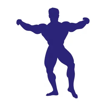 Polep vozidla Kulturista 008 pravá (22 - střední modrá) SAMOLEPKA NA AUTO, NÁLEPKA, FÓLIE, POLEP, TUNING, VLASTNÍ TEXT, TISK, AUTOSAMOLEPKY.cz, POLEPY, OBRÁZEK, LOGO, 3D STICKERS