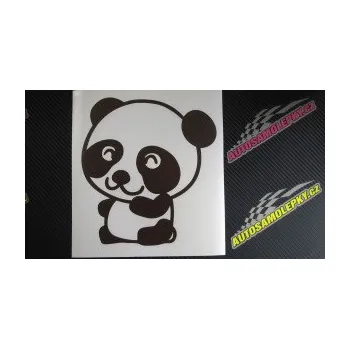 Samolepící dekorace SAMOLEPKA Panda 002 levá (17 - šedá) NA AUTO, NÁLEPKA, FÓLIE, POLEP, TUNING, VLASTNÍ TEXT, TISK, AUTOSAMOLEPKY.cz, POLEPY, OBRÁZEK, LOGO, SAMOLEPKY