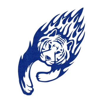 Samolepicí dekorace na vozidlo Animal flames 015 levá tygr (89 - Ultra Metalic modrá tmavá) SAMOLEPKA NA AUTO, NÁLEPKA, FÓLIE, POLEP, TUNING, VLASTNÍ TEXT, TISK, AUTOSAMOLEPKY.cz, POLEPY, OBRÁZEK, LOGO, 3D STICKERS