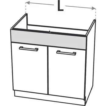 Kuchyňská skříňka Kuchyňská skříňka dřezová DUO DZ9