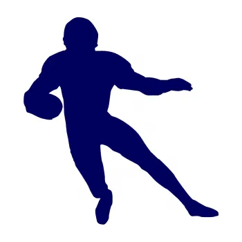 Polep vozidla Americký fotbal 008 levá (23 - tmavě modrá) SAMOLEPKA NA AUTO, NÁLEPKA, FÓLIE, POLEP, TUNING, VLASTNÍ TEXT, TISK, AUTOSAMOLEPKY.cz, POLEPY, OBRÁZEK, LOGO, 3D STICKERS