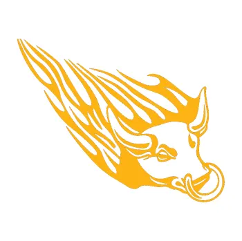 Samolepicí dekorace na vozidlo Animal flames 010 pravá býk s kruhem (21 - světle oranžová) SAMOLEPKA NA AUTO, NÁLEPKA, FÓLIE, POLEP, TUNING, VLASTNÍ TEXT, TISK, AUTOSAMOLEPKY.cz, POLEPY, OBRÁZEK, LOGO, 3D STICKERS