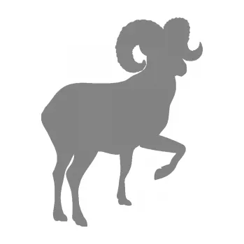 Samolepící dekorace SAMOLEPKA Muflon 002 pravá (17 - šedá) NA AUTO, NÁLEPKA, FÓLIE, POLEP, TUNING, VLASTNÍ TEXT, TISK, AUTOSAMOLEPKY.cz, POLEPY, OBRÁZEK, LOGO, SAMOLEPKY