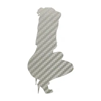 Polep vozidla Erotická žena 031 pravá (52 - 3D karbon stříbrný) SAMOLEPKA NA AUTO, NÁLEPKA, FÓLIE, POLEP, TUNING, VLASTNÍ TEXT, TISK, AUTOSAMOLEPKY.cz, POLEPY, OBRÁZEK, LOGO, 3D STICKERS