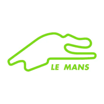 Samolepící dekorace Okruh Le Mans (04 - zelená kawasaki) SAMOLEPKA NA AUTO, NÁLEPKA, FÓLIE, POLEP, TUNING, VLASTNÍ TEXT, TISK, AUTOSAMOLEPKY.cz, POLEPY, OBRÁZEK, LOGO, 3D STICKERS