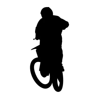 Samolepící dekorace SAMOLEPKA Motorka 018 levá motokros (01 - černá) NA AUTO, NÁLEPKA, FÓLIE, POLEP, TUNING, VLASTNÍ TEXT, TISK, AUTOSAMOLEPKY.cz, POLEPY, OBRÁZEK, LOGO, SAMOLEPKY