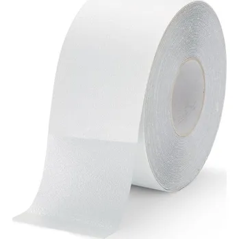 Lepicí páska Průhledná plastová voděodolná protiskluzová páska FLOMA Super Resilient - 18,3 m x 10 cm a tloušťka 1,3 mm