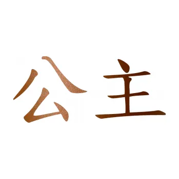 Polep vozidla SAMOLEPKA Čínský znak Princess (44 - měděná metalíza) NA AUTO, NÁLEPKA, FÓLIE, POLEP, TUNING, VLASTNÍ TEXT, TISK, AUTOSAMOLEPKY.cz, POLEPY, OBRÁZEK, LOGO, SAMOLEPKY