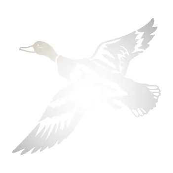 Samolepící dekorace SAMOLEPKA Kachna divoká 001 levá kačer (82 - odrazková reflexní bílá) NA AUTO, NÁLEPKA, FÓLIE, POLEP, TUNING, VLASTNÍ TEXT, TISK, AUTOSAMOLEPKY.cz, POLEPY, OBRÁZEK, LOGO, SAMOLEPKY