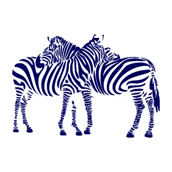 Samolepící dekorace SAMOLEPKA Interiér 019 levá zebry (23 - tmavě modrá) NA AUTO, NÁLEPKA, FÓLIE, POLEP, TUNING, VLASTNÍ TEXT, TISK, AUTOSAMOLEPKY.cz, POLEPY, OBRÁZEK, LOGO, SAMOLEPKY