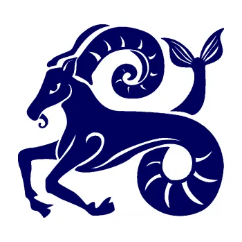 Samolepící dekorace SAMOLEPKA Kozoroh 005 levá (23 - tmavě modrá) NA AUTO, NÁLEPKA, FÓLIE, POLEP, TUNING, VLASTNÍ TEXT, TISK, AUTOSAMOLEPKY.cz, POLEPY, OBRÁZEK, LOGO, SAMOLEPKY