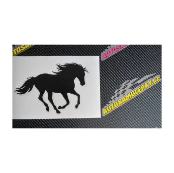Samolepící dekorace SAMOLEPKA Kůň 071 pravá běžící (10 - červená) NA AUTO, NÁLEPKA, FÓLIE, POLEP, TUNING, VLASTNÍ TEXT, TISK, AUTOSAMOLEPKY.cz, POLEPY, OBRÁZEK, LOGO, SAMOLEPKY