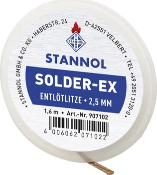 Stannol Solder Ex odpájecí lanko 1,6 m x 2,5 mm