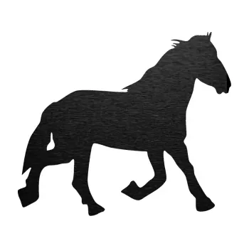 Samolepící dekorace SAMOLEPKA Kůň 002 pravá (63 - škrábaný kov černý) NA AUTO, NÁLEPKA, FÓLIE, POLEP, TUNING, VLASTNÍ TEXT, TISK, AUTOSAMOLEPKY.cz, POLEPY, OBRÁZEK, LOGO, SAMOLEPKY