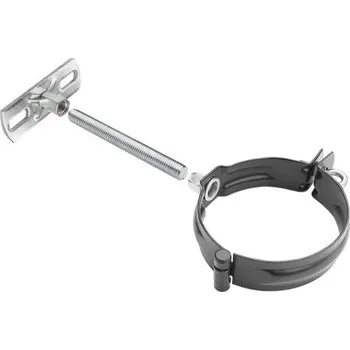 okap Svodová objímka bez hrotu Ø 80 mm, KJG, pozink - barevný - RAL 7016 antracit