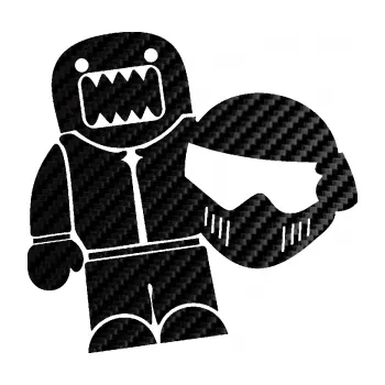 Autodoplněk Samolepka na auto Domo 014 pravá Stig (50 - 3D karbon černý) NÁLEPKA, FÓLIE, POLEPY, TUNING, VLASTNÍ TEXT, TISK, AUTOSAMOLEPKY.cz, SAMOLEPKY, OBRÁZEK, LOGO, VÝROBA, PRODEJ