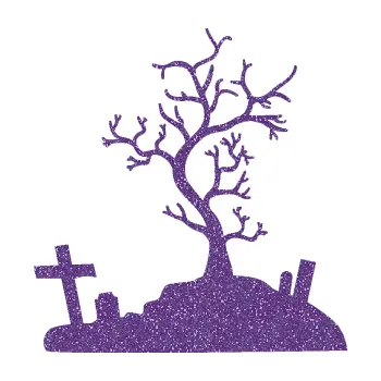 Samolepící dekorace SAMOLEPKA Halloween 019 pravá hřbitov (87 - Ultra Metalic fialová) NA AUTO, NÁLEPKA, FÓLIE, POLEP, TUNING, VLASTNÍ TEXT, TISK, AUTOSAMOLEPKY.cz, POLEPY, OBRÁZEK, LOGO, SAMOLEPKY