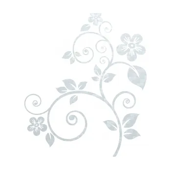 Samolepící dekorace SAMOLEPKA Květina dekor 012 levá (51 - 3D karbon bílý) NA AUTO, NÁLEPKA, FÓLIE, POLEP, TUNING, VLASTNÍ TEXT, TISK, AUTOSAMOLEPKY.cz, POLEPY, OBRÁZEK, LOGO, SAMOLEPKY