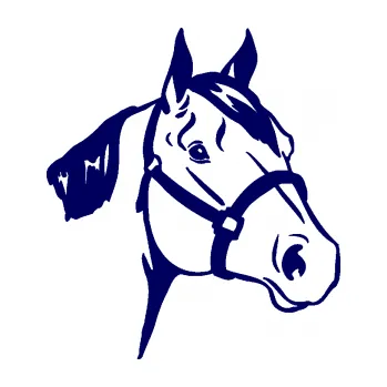 Samolepící dekorace SAMOLEPKA Kůň 040 pravá (23 - tmavě modrá) NA AUTO, NÁLEPKA, FÓLIE, POLEP, TUNING, VLASTNÍ TEXT, TISK, AUTOSAMOLEPKY.cz, POLEPY, OBRÁZEK, LOGO, SAMOLEPKY