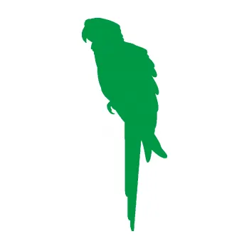 Samolepící dekorace Papoušek 001 levá (12 - zelená) SAMOLEPKA NA AUTO, NÁLEPKA, FÓLIE, POLEP, TUNING, VLASTNÍ TEXT, TISK, AUTOSAMOLEPKY.cz, POLEPY, OBRÁZEK, LOGO, 3D STICKERS