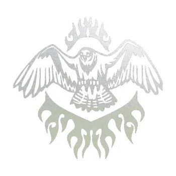 Samolepicí dekorace na vozidlo Animal flames 068 levá orel (60 - pískované sklo) SAMOLEPKA NA AUTO, NÁLEPKA, FÓLIE, POLEP, TUNING, VLASTNÍ TEXT, TISK, AUTOSAMOLEPKY.cz, POLEPY, OBRÁZEK, LOGO, 3D STICKERS