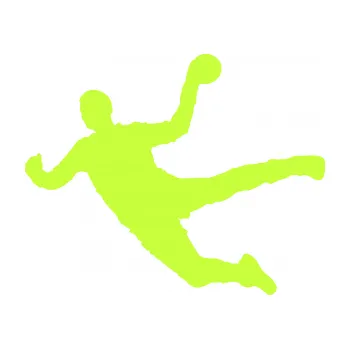 Autodoplněk Samolepka na auto Házená 002 levá (27 - limetová) NÁLEPKA, FÓLIE, POLEPY, TUNING, VLASTNÍ TEXT, TISK, AUTOSAMOLEPKY.cz, SAMOLEPKY, OBRÁZEK, LOGO, VÝROBA, PRODEJ