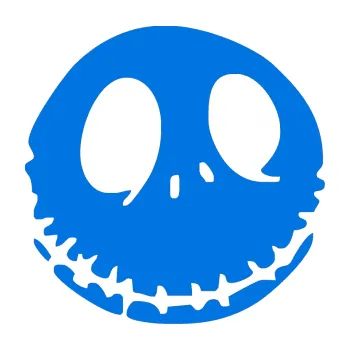 Samolepicí dekorace na vozidlo Halloween 009 pravá (11 - modrá oceán) SAMOLEPKA NA AUTO, NÁLEPKA, FÓLIE, POLEP, TUNING, VLASTNÍ TEXT, TISK, AUTOSAMOLEPKY.cz, POLEPY, OBRÁZEK, LOGO, 3D STICKERS