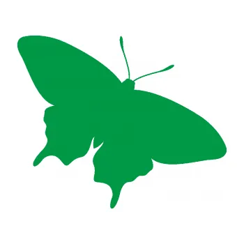 Samolepící dekorace Motýl 010 pravá (12 - zelená) SAMOLEPKA NA AUTO, NÁLEPKA, FÓLIE, POLEP, TUNING, VLASTNÍ TEXT, TISK, AUTOSAMOLEPKY.cz, POLEPY, OBRÁZEK, LOGO, 3D STICKERS