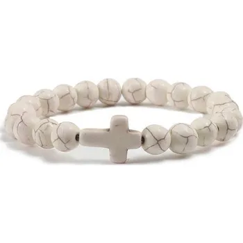 Náramek Amparo Miranda® Náramek Cross White Stone WS-554