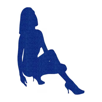 Polep vozidla Erotická žena 041 pravá (89 - Ultra Metalic modrá tmavá) SAMOLEPKA NA AUTO, NÁLEPKA, FÓLIE, POLEP, TUNING, VLASTNÍ TEXT, TISK, AUTOSAMOLEPKY.cz, POLEPY, OBRÁZEK, LOGO, 3D STICKERS