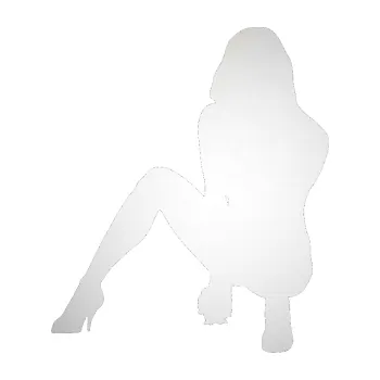 Polep vozidla Erotická žena 037 levá (82 - odrazková reflexní bílá) SAMOLEPKA NA AUTO, NÁLEPKA, FÓLIE, POLEP, TUNING, VLASTNÍ TEXT, TISK, AUTOSAMOLEPKY.cz, POLEPY, OBRÁZEK, LOGO, 3D STICKERS