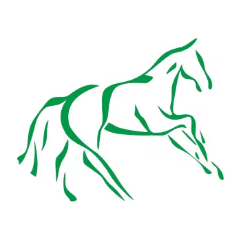 Samolepící dekorace SAMOLEPKA Kůň 024 pravá (12 - zelená) NA AUTO, NÁLEPKA, FÓLIE, POLEP, TUNING, VLASTNÍ TEXT, TISK, AUTOSAMOLEPKY.cz, POLEPY, OBRÁZEK, LOGO, SAMOLEPKY