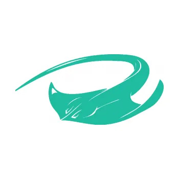 Samolepící dekorace SAMOLEPKA Rejnok 002 levá (25 - tyrkysová) NA AUTO, NÁLEPKA, FÓLIE, POLEP, TUNING, VLASTNÍ TEXT, TISK, AUTOSAMOLEPKY.cz, POLEPY, OBRÁZEK, LOGO, SAMOLEPKY