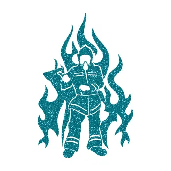 Samolepící dekorace SAMOLEPKA Hasič 008 levá (92 - Ultra Metalic tyrkysová) NA AUTO, NÁLEPKA, FÓLIE, POLEP, TUNING, VLASTNÍ TEXT, TISK, AUTOSAMOLEPKY.cz, POLEPY, OBRÁZEK, LOGO, SAMOLEPKY