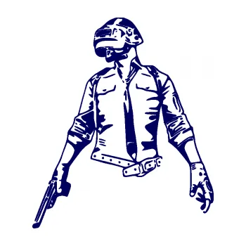 Samolepící dekorace SAMOLEPKA Player Unknown s Battlegrounds PUBG 2 (23 - tmavě modrá) NA AUTO, NÁLEPKA, FÓLIE, POLEP, TUNING, VLASTNÍ TEXT, TISK, AUTOSAMOLEPKY.cz, POLEPY, OBRÁZEK, LOGO, SAMOLEPKY