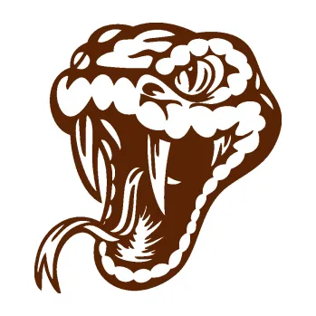 Samolepící dekorace Kobra 006 levá hlava (15 - hnědá) SAMOLEPKA NA AUTO, NÁLEPKA, FÓLIE, POLEP, TUNING, VLASTNÍ TEXT, TISK, AUTOSAMOLEPKY.cz, POLEPY, OBRÁZEK, LOGO, 3D STICKERS