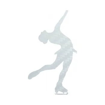 Polep vozidla Krasobruslení 004 pravá krasobruslařka (51 - 3D karbon bílý) SAMOLEPKA NA AUTO, NÁLEPKA, FÓLIE, POLEP, TUNING, VLASTNÍ TEXT, TISK, AUTOSAMOLEPKY.cz, POLEPY, OBRÁZEK, LOGO, 3D STICKERS