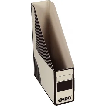 Dokument box Emba 330-230-75, kartonový, černá