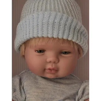 Panenka Realistické miminko chlapeček Pepa od firmy Berjuan ze Španělska (Baby Smile)