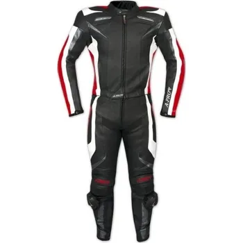 Moto kombinéza RUNNER TS-RUR - červená kožená moto kombinéza A-pro - 50