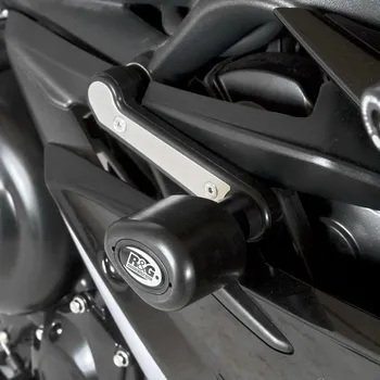 R&G Racing Aero padací chrániče, WHITE, ROAD VERSION, Triumph 675 Daytona '13- Bílá