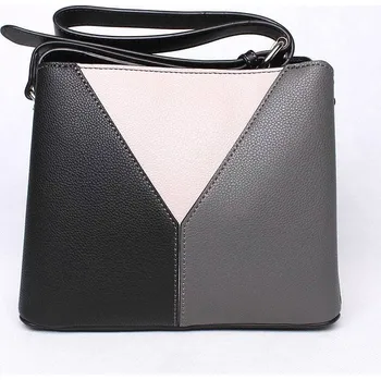 Tříoddílová černá crossbody kabelka David Jones 6510-1