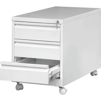 Zásuvkový kontejner S49750 Pojízdný kontejnér kovový, svařený Barvy skříní	 Celošedá RAL7035