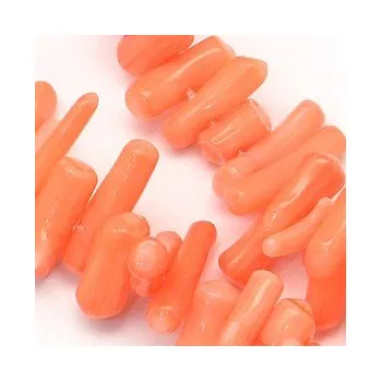 Korál oranžový zlomky 10g