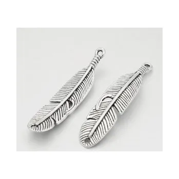 Přívěsek Přívěsek pírko / peříčko 45x10mm