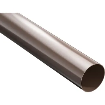 okap Gutta Aqua okapový svod PVC Okapové systémy 63 x 3000 mm hnědá