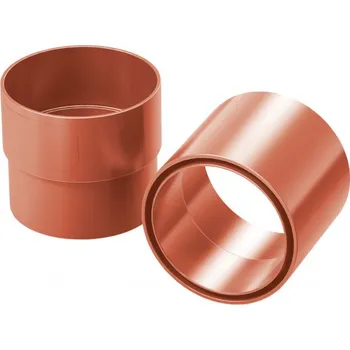 okap Gutta Aqua spojka PVC svodu Okapové systémy 90 mm cihlově červená